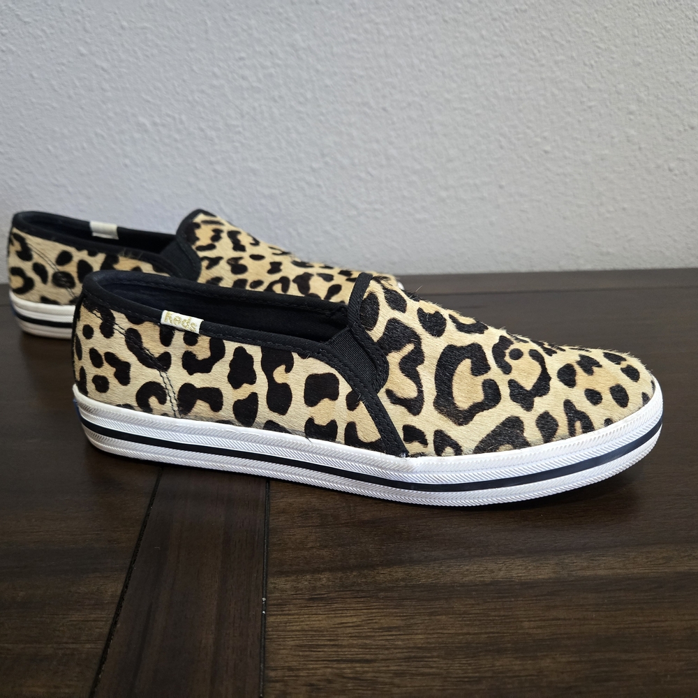 Keds & Kate Spade Leopard Print Slip-On Sneakers